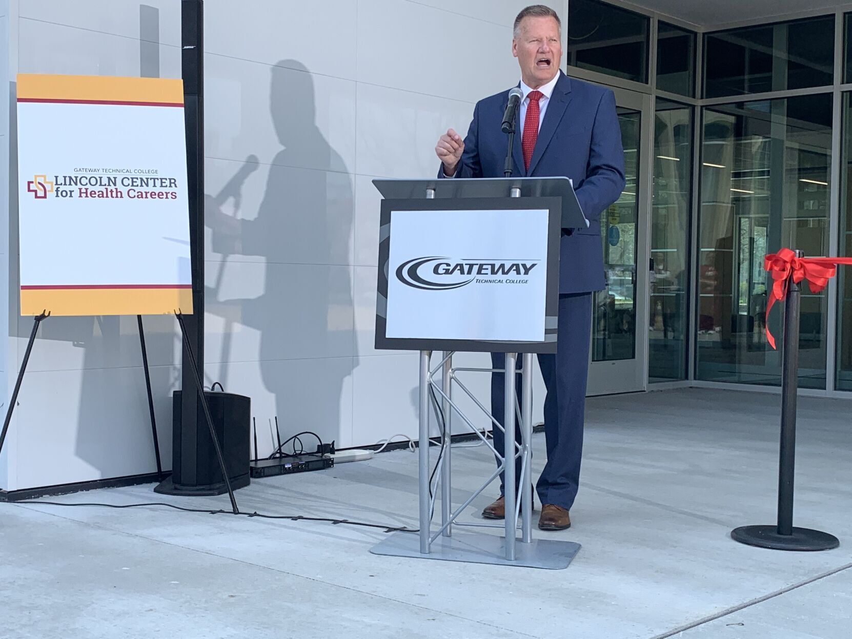 Gateway Tech President and CEO Bryan Albrecht speaks
